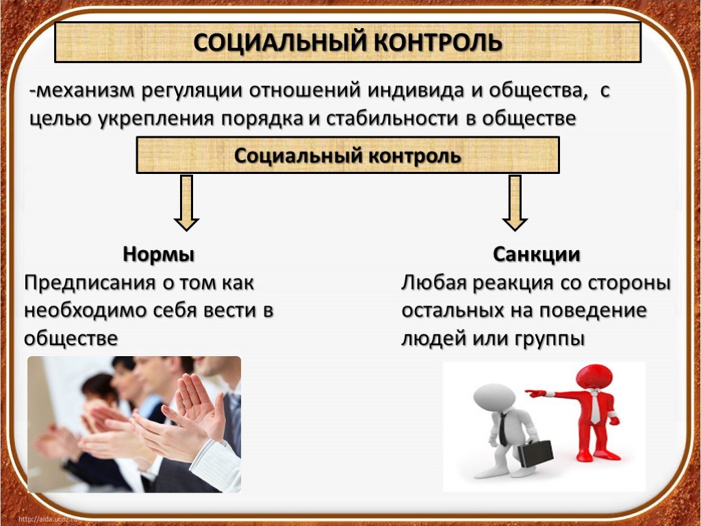 Проект на тему социальный контроль по обществознанию