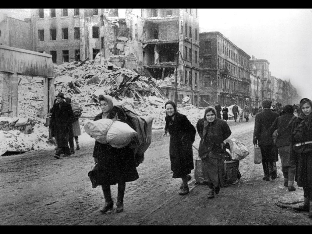 Последствия после великой отечественной войны. Сталинград 1945. 1941 Разрушенные города СССР.