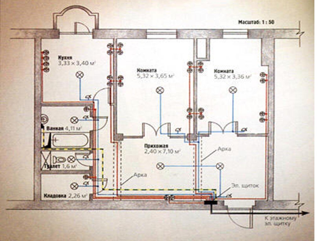 Проект электромонтажа квартиры