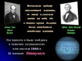Джон Куч Адамс Англия. Урбен Жан Жозеф Леверье Франция. Вычислили орбиту неизвестной планеты, ее массу и указали место на небе, где в данное время должна была находиться неведомая планета. Эта планета и была найдена в телескоп на указанном ими месте в 1846 г. Ее назвали Нептуном.