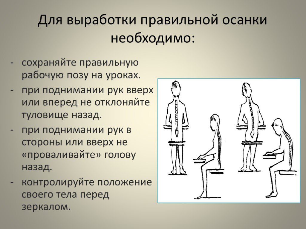 Необходимо оставить. Выработка правильной осанки. Для выработки правильной осанки необходимо. Правильная осанка. Поддержание правильной осанки.