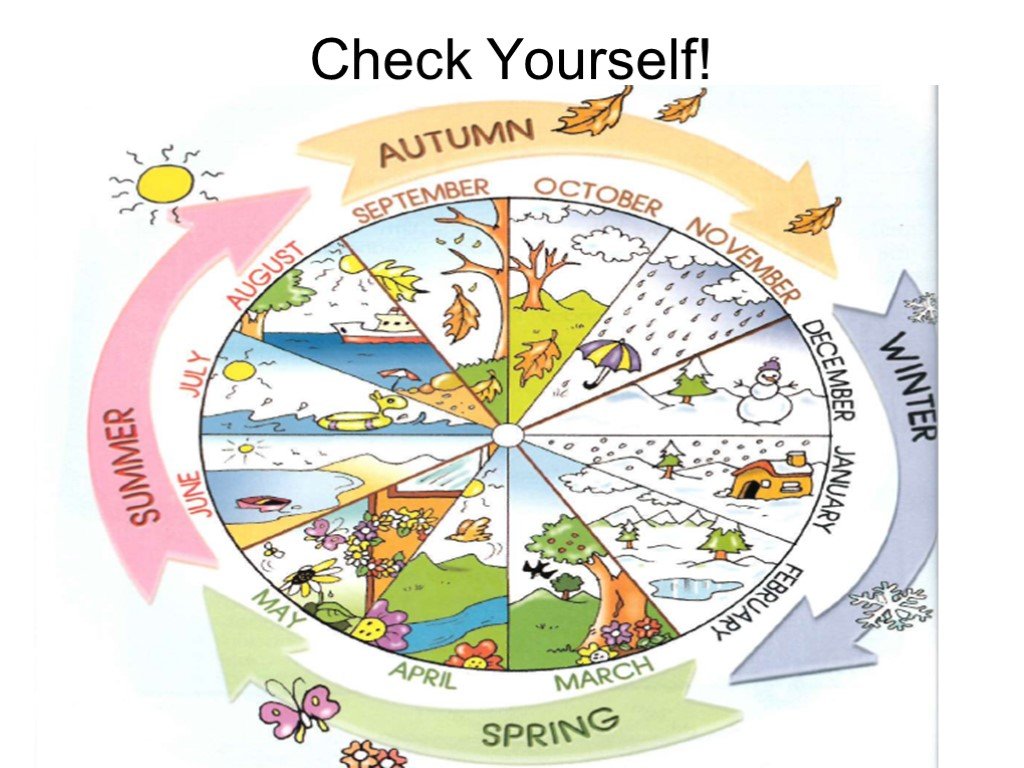 Презентация по теме времена года на английском