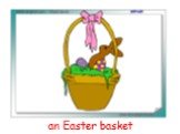 an Easter basket