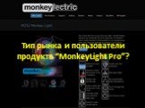 Тип рынка и пользователи продукта “MonkeyLight Pro”?