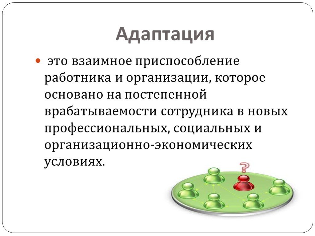 Индивидуальная адаптация это. Адаптация. Дайте определение адаптации. Адаптация это приспособление работника. Дайте определение понятию адаптация.