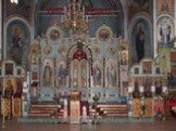 Иконостас в Церкви Иконы Божией Матери Казанской в г. Оса