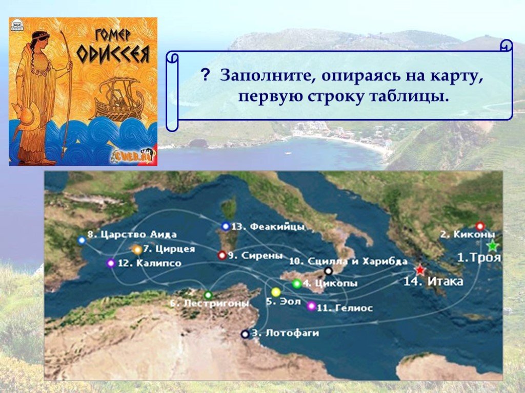 Одиссея какое государство. Карта странствий Одиссея. Маршрут путешествия Одиссея. Карта путешествие Одиссея по поэме Гомера. Путь Одиссея на карте 5 класс история.
