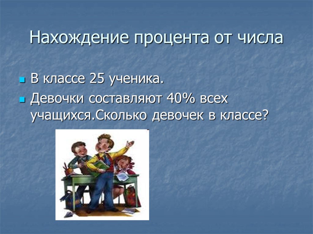 Сколько процентов класса. Всех учащихся. Девочки в классе слова. Девочки составляют 40 %класса. 25 Класс.