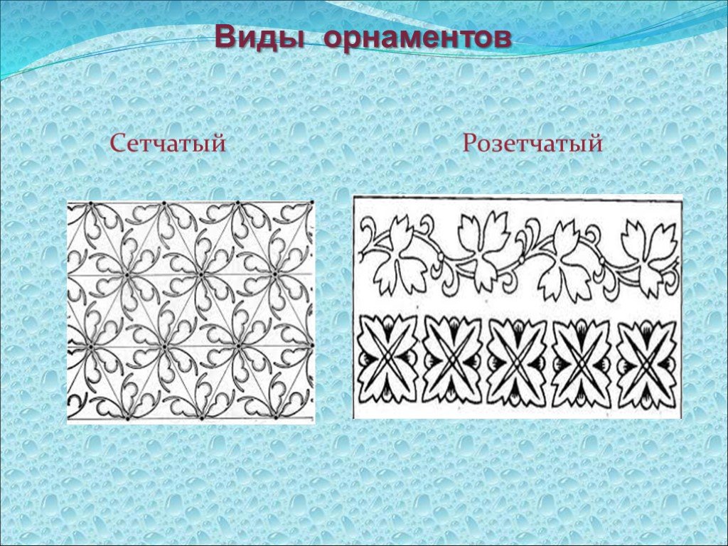 Сетчатый орнамент презентация