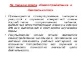 На первом этапе «Самоопределение в деятельности». Организуется стимулирование интереса учащихся к изучению конкретной темы посредством ситуативного задания, выявление отсутствующих знаний и умений для его выполнения в контексте изучаемой темы. Результатом этого этапа является самоопределение школьни