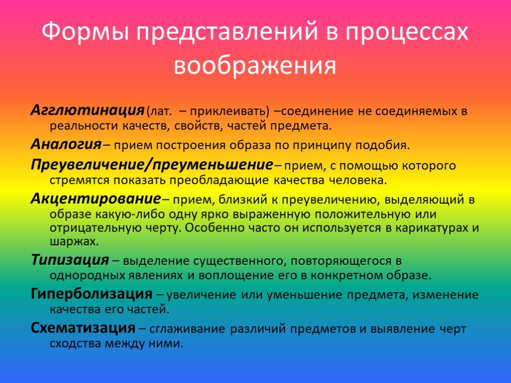 Воображение и творчество в психологии презентация