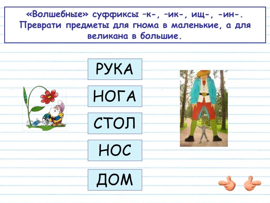 Состав слова 4 класс закрепление презентация