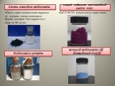 Смесь кристаллического порошка из черного, темно-зеленого и бурого оксидов. Растворяется в воде за 30 суток . Смесь оксидов кобальта. Кобальт и ртуть. хлорид кобальта шестиводный CoCl2·6 H2O. СоС12-6Н2О- фиолетовые кристаллы. хлорид кобальта (ǁ) безводный CoCl2
