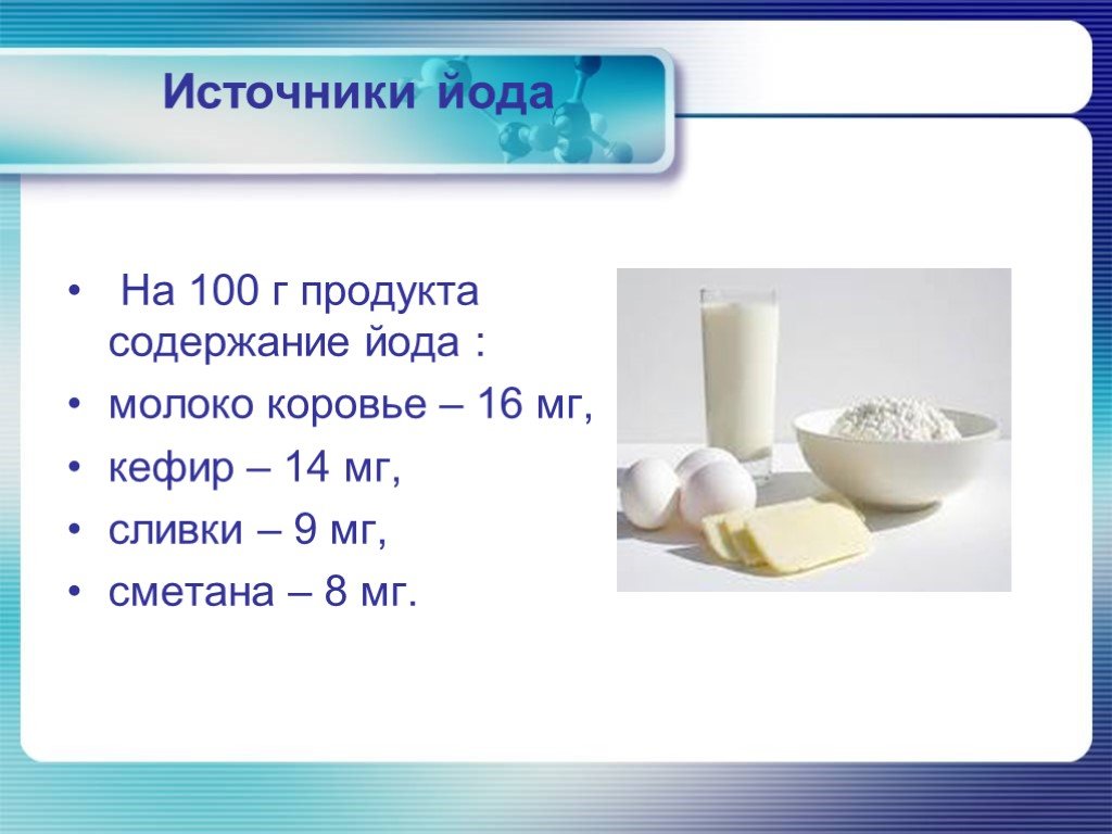 Молоко и йод пропорции. Источники йода. Источники йода в пище. Йод в молоке. В молоке содержится йод.