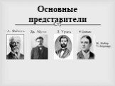 А. Файоль. Основные представители. М. Вебер Ч. Бернард. Дж. Муни Л. Урвик Р. Дейвис