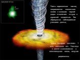 длина которых достигает 1 млн. световых лет. Частицы в джете сталкиваются с межзвездным газом, излучая радиоволны. Часть заряженных частиц направляется магнитным полем к полюсам черной дыры и вылетает оттуда с огромной скоростью. Так образуются наблюдаемые учеными джеты,