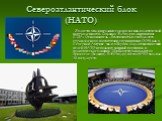 Североатлантический блок (НАТО). Является международным союзом военно-политической направленности. Создана в 1949 году по инициативе США. Основная цель - безопасность и свобода всех стран-членов в соответствии с принципами ООН, как в Северной Америке, так и в Европе. Для достижения своих целей НАТО 