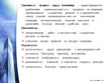 Групповые формы труда (конвейер) – характеризуется дроблением производственного процесса на операции, производимые с заданным ритмом и в определенном темпе, строгой последовательностью выполнения операций, автоматической подачей заготовок и удалением готовых деталей с рабочих мест. Достоинства: синх