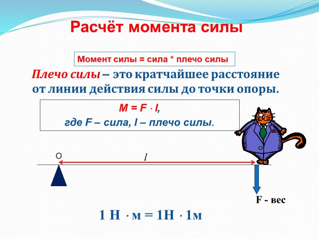 Решение задач момент силы 7 класс презентация