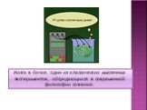 Мозги в бочке, один из классических мысленных экспериментов, обсуждающихся в современной философии сознания.