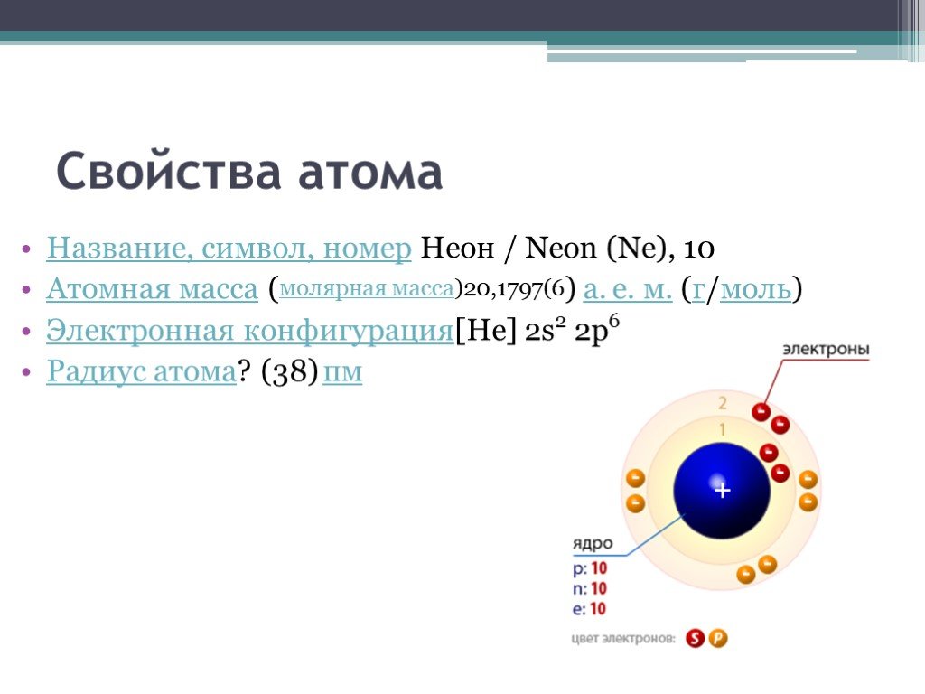 В 1 г сколько атомов. Молярная масса неона таблица. Свойства атома. Молекулярная масса неона. Атомная масса неона.