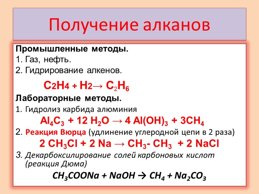 Примеры реакций алканов. Способы получения алканов органическая химия. Промышленные и лабораторные способы получения алканов. Лабораторные способы получения алканов. Алканы 2 способа получения.