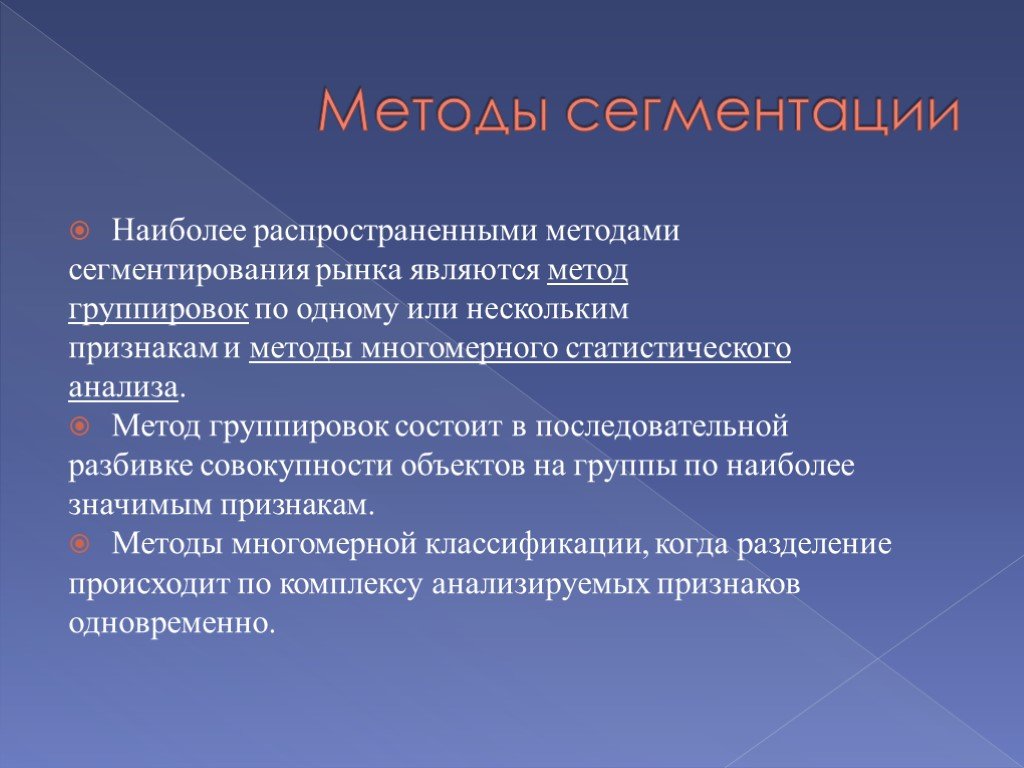 Распространенный метод