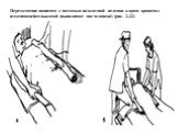 Перемещение пациента с помощью подкладной пеленки к краю кровати с изменяющейся высотой (выполняют два человека) (рис. 2.22)