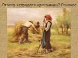 От чего «страдал» крестьянин? Сенокос