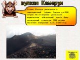 Вулкан Камерун расположен в экваториальной Африке. Высота его 4100 метров. На его вершине расположен периодически действующий кратер Фако, достигающий в диаметре 1200 метров. Последнее извержение было в 1959 году.