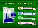 G L O B A L P R O B L E M S AIR POLLUTION WATER POLLUTION TRASH AND LITTER RECYCLING