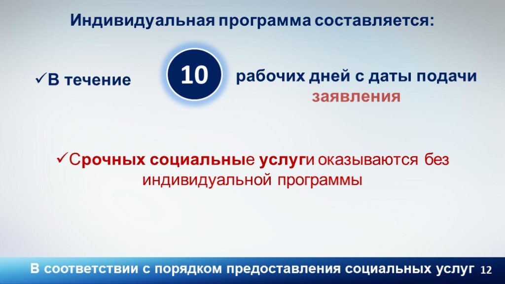 14 14 индивидуальный. Индивидуальная программа социальных услуг. Индивидуальная программа соц обслуживания. ФЗ 442 картинка. Реализация 442-ФЗ.