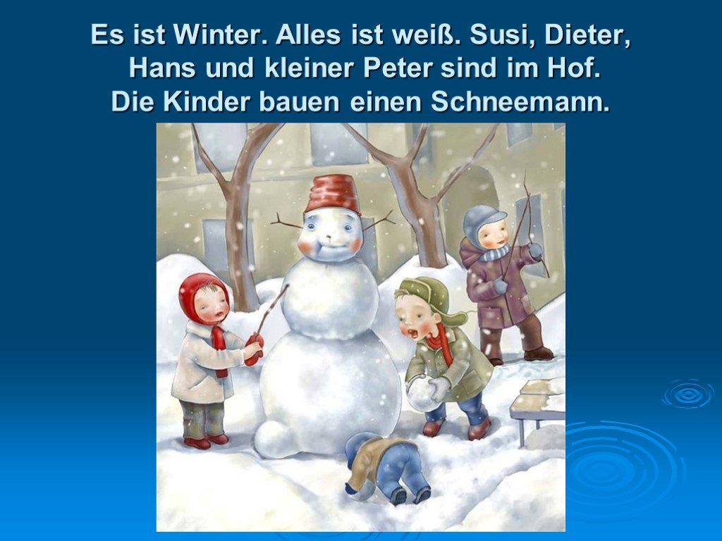 Sind die kinder der. Зима на немецком языке. Зимние забавы презентация по немецкому языку. Зимние забавы на немецком. Зимние каникулы на немецком языке.
