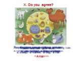 X. Do you agree? These animals give wool: a sheep, a camel, a dog, a cat. A cat. People drink milk of these animals: a cow, a goat, a sheep, a horse. People use fur of these animals to making hats: a fox, a dog, a rabbit, a sheep. These animals can carry things and men: a camel, an elephant, a dog, 
