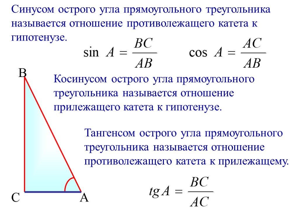 Синус это какое отношение. Синус острого угла прямоугольного прямоугольного треугольника. Синус косинус тангенс острого угла. Синус косинус и тангенс острого угла прямоугольного треугольника. Что называют синусом острого угла прямоугольного треугольника.