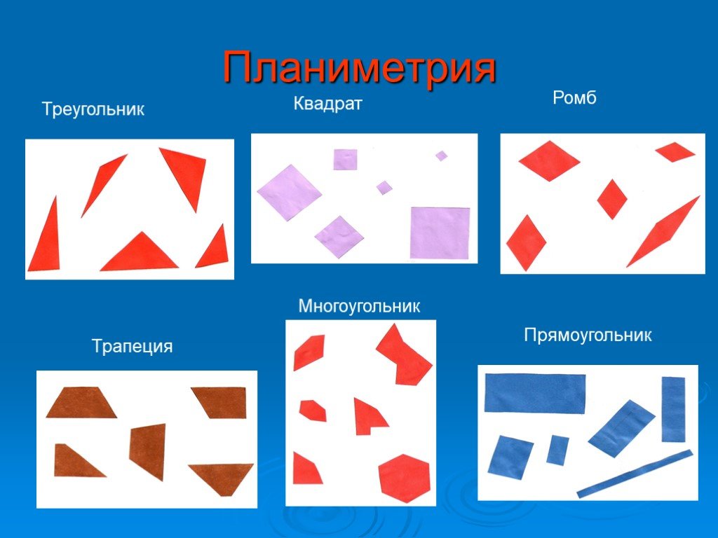 Квадрат ромб трапеция. Планиметрия. Треугольник ромб квадрат. Планиметрические фигуры. Планиметрия ромба.