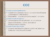 ССС. Социальные потребности: потребность самореализации личности (вне общества удовлетворить невозможно) раскрывается индивидуальность каждой личности Социальный контроль: целенаправленное воздействие на личность со стороны общества с целью достижения общепринятого порядка Социальная структура: слож