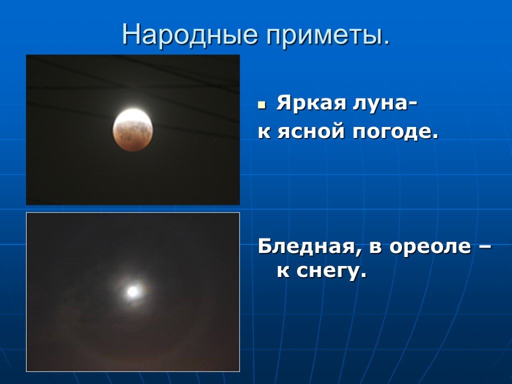 Подготовьте компьютерную презентацию на тему народные приметы и погода