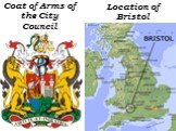 Coat of Arms of the City Council Location of Bristol