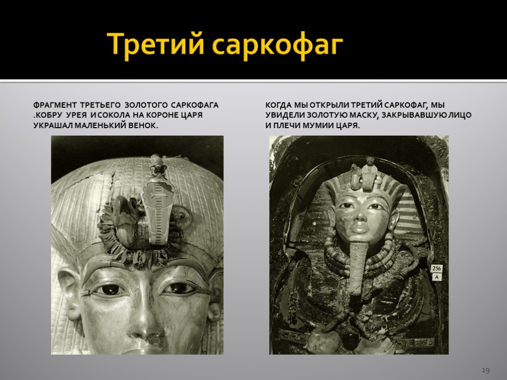 Второй и третьи фрагменты. Гробница Тутанхамона венок. Венок на саркофаге Тутанхамона. Третий саркофаг. Маска саркофага.