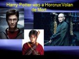 Harry Potter was a Horcrux Volan de Mort.