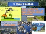 Today almost all water bodies of the country are close to the 3rd class of pollution. Rivers are filled with poison industrial waste, all kinds of chemical elements and pesticides.