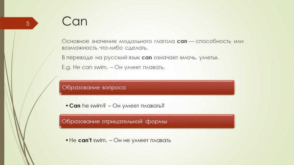 Модальный глагол can 2 класс комарова презентация