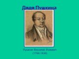 Дядя Пушкина. Пушкин Василий Львович (1766-1830)