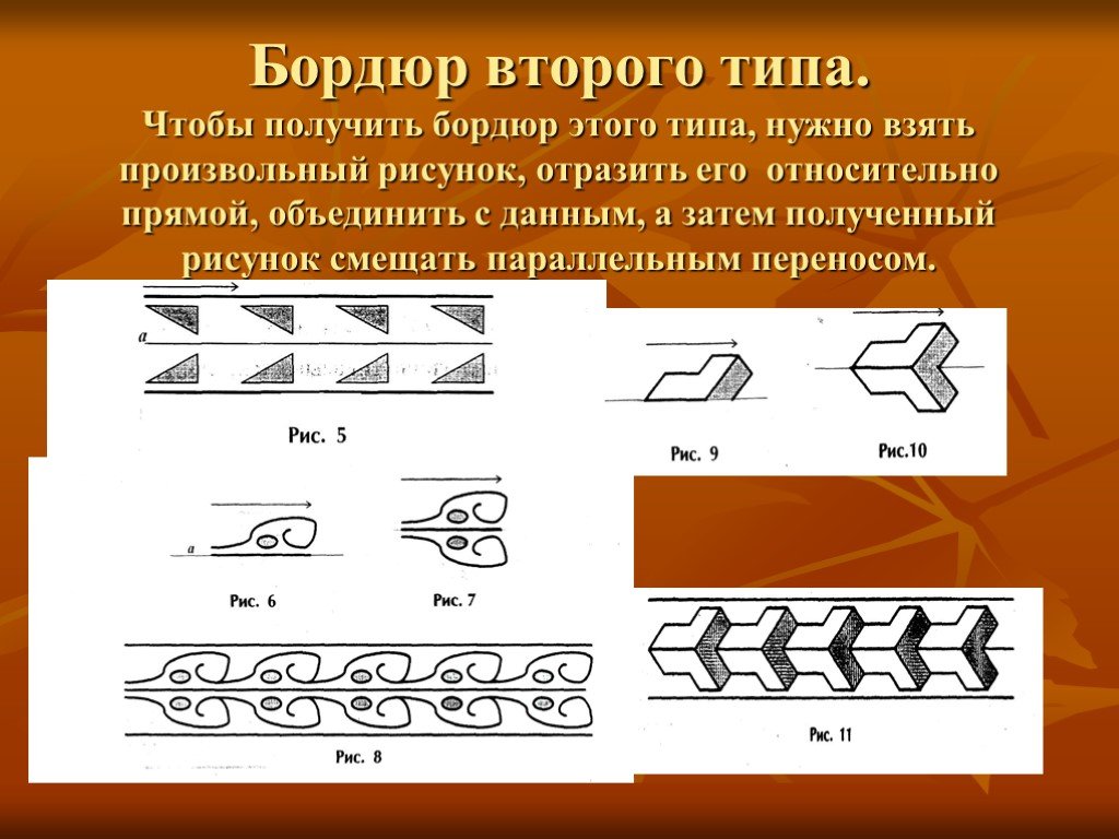 Бордюры рисунки 6 класс