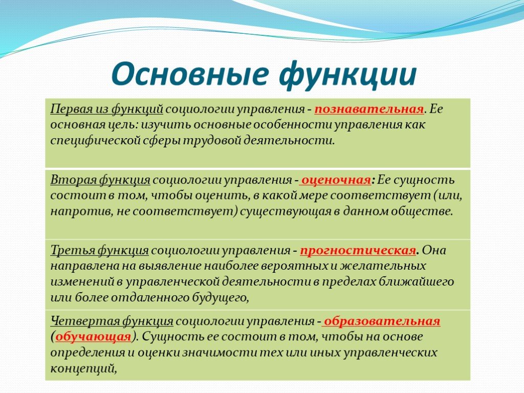 Функций социологии заключается во внедрении социальных проектов в практическую жизнь