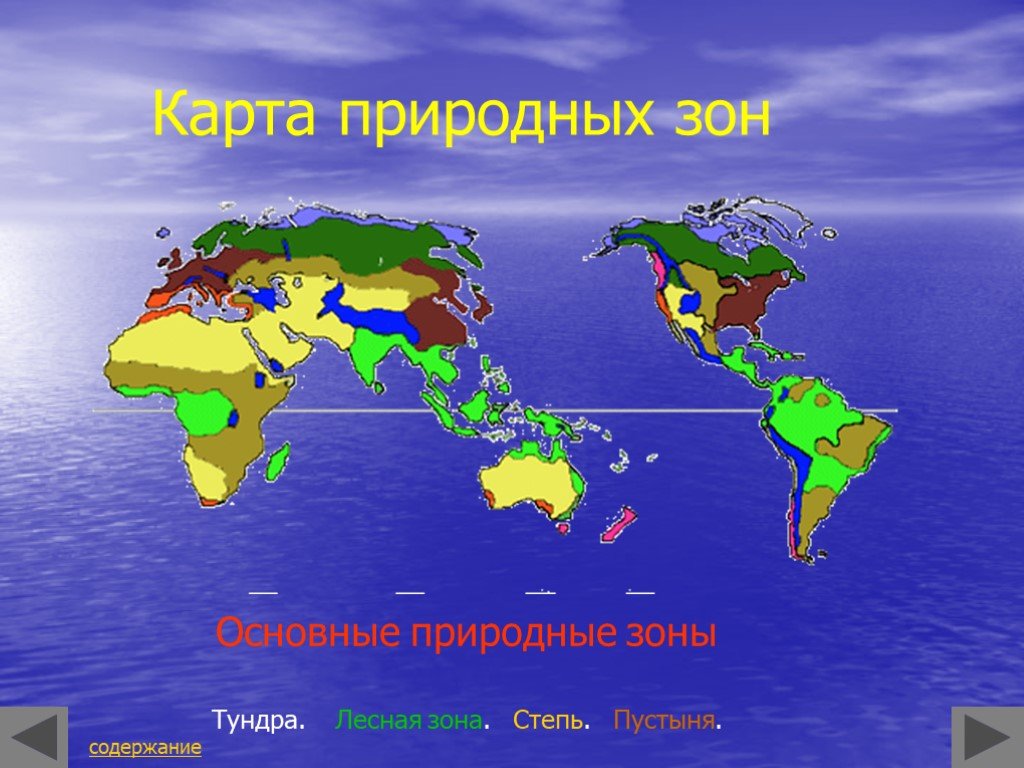 Презентация природные зоны земли 7 класс география полярная звезда