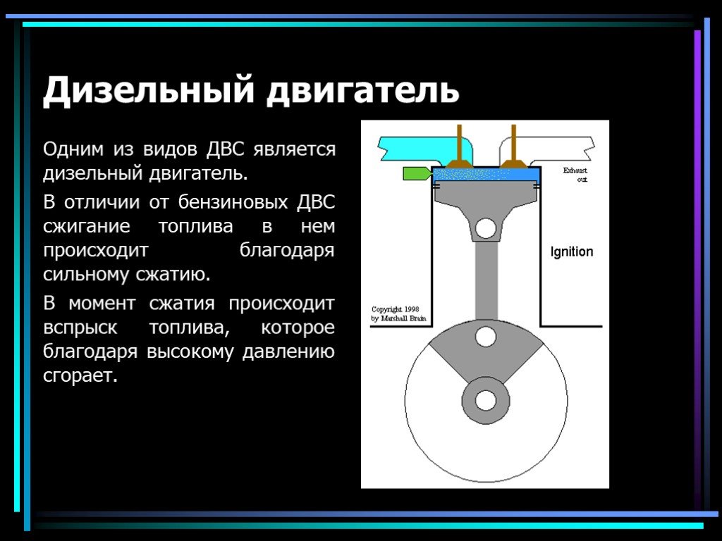 Презентация про двигатель