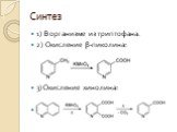 Синтез. 1) В организме из триптофана. 2) Окисление β-пиколина: 3) Окисление хинолина: