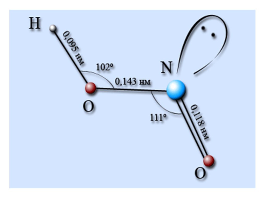 Hno2 схема. Структурная формула молекулы азотной кислоты. Строение молекулы азотной кислоты. Строение азотной кислоты гибридизация. Структурная формула азотной кислоты.